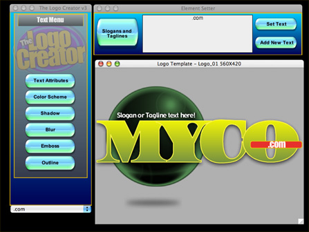 Logo Creator interface