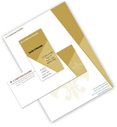 business-card-creator.jpg Using the Business Card Creator to make matching cards and letterhead.