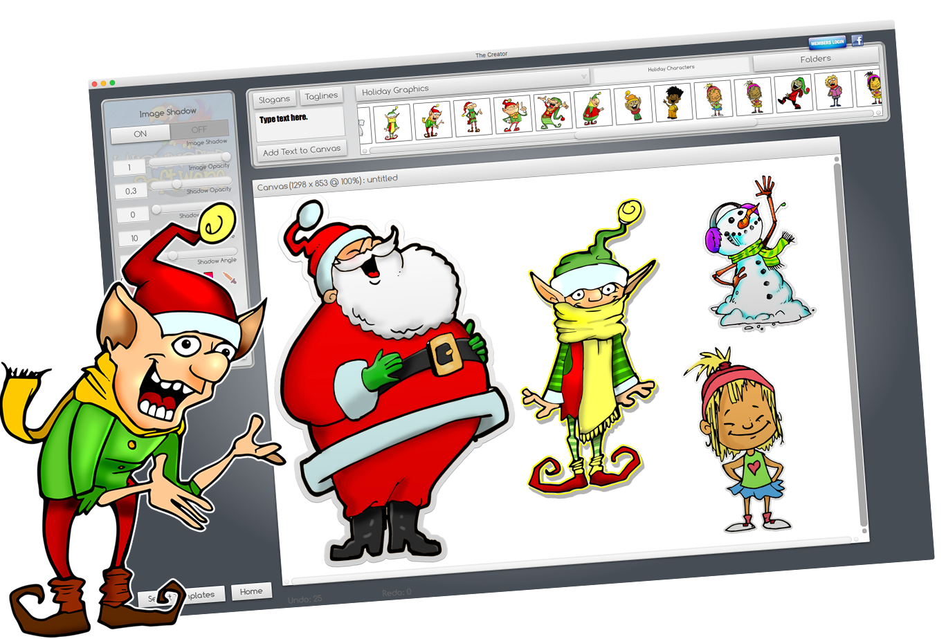 The Happy Holidays Graphics Pack