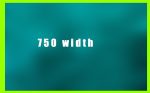 750 width for blog post