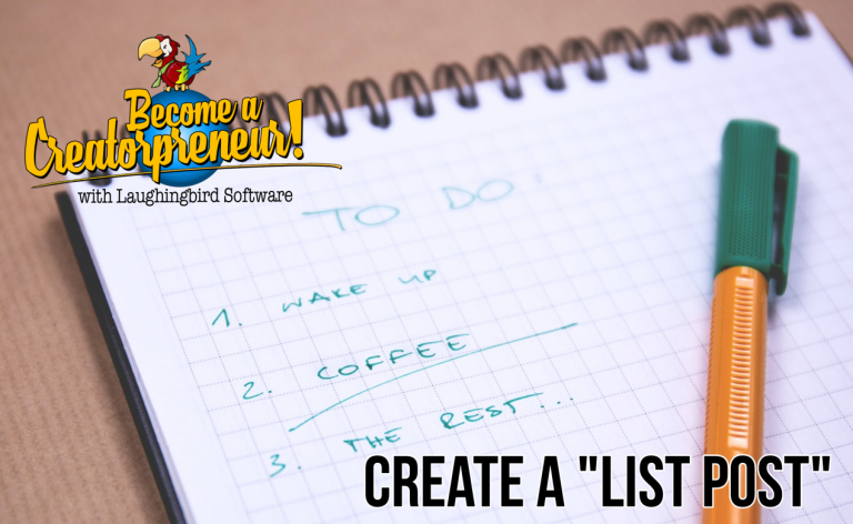 create a list post
