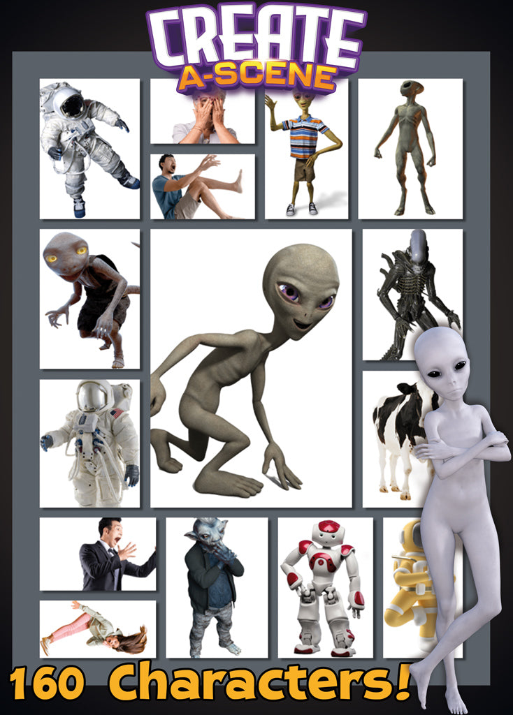 Create-A-Scene Alien Worlds