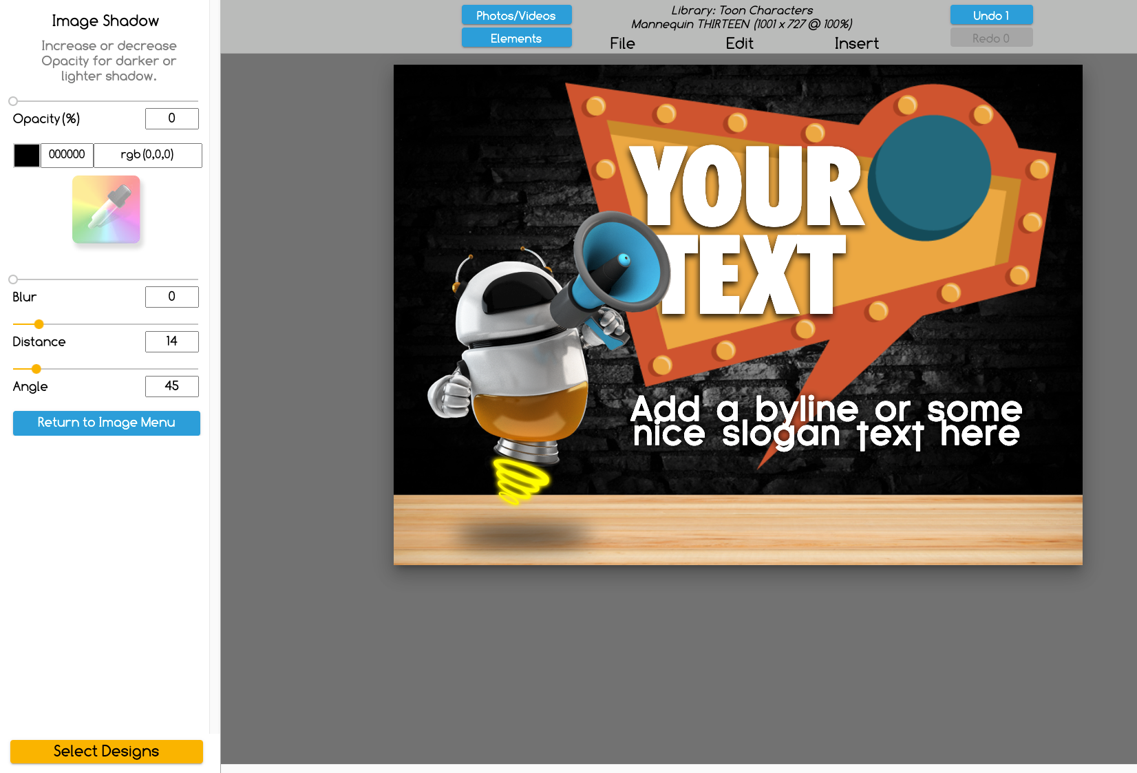 Toon Character Template with Robot