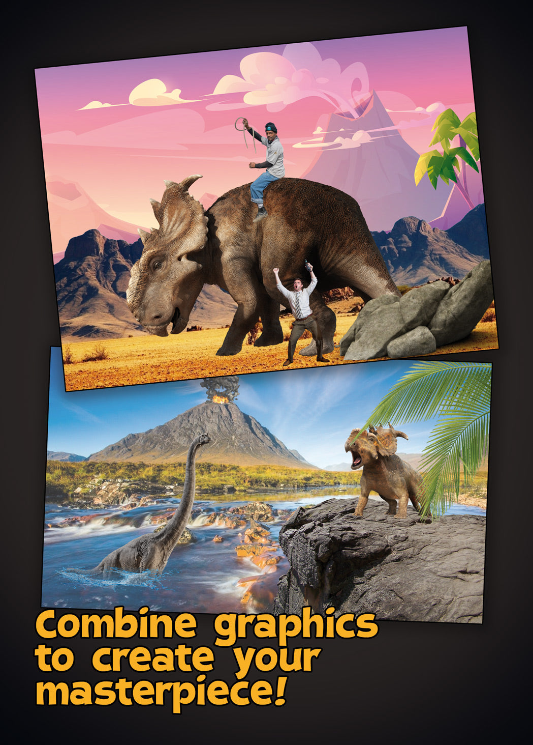 Laughingbird Create A Scene: Prehistoric Dinosaurs