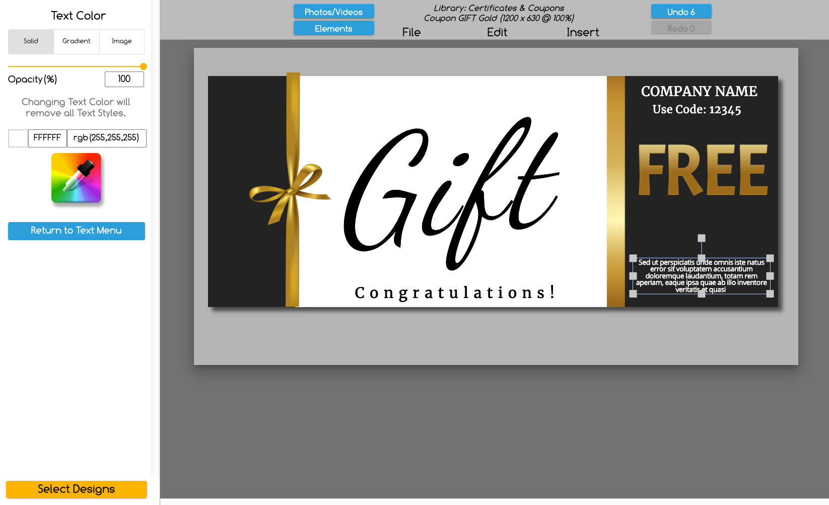 Coupon Templates