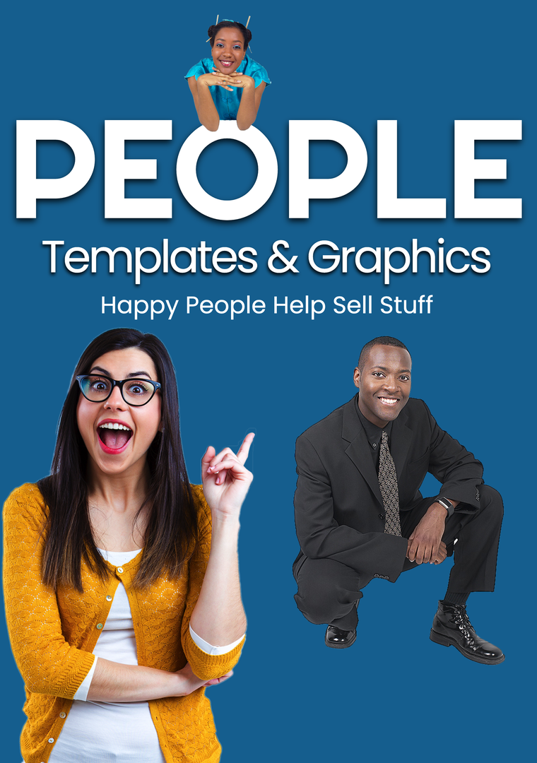 Transparent People PNG Templates